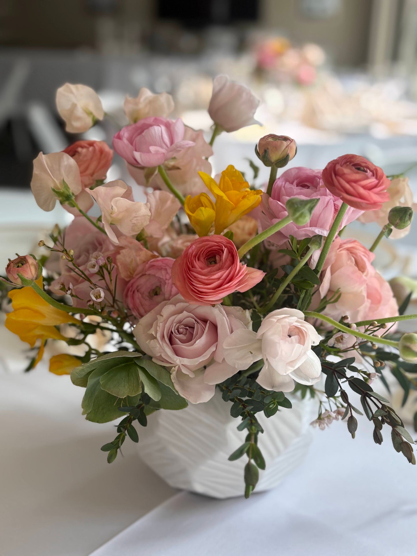 Ranunculus Centerpiece
