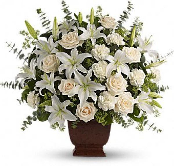 Heavenly White Sitting Spray