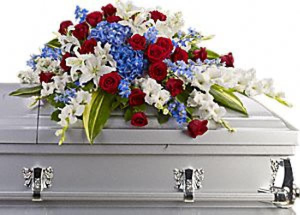 Patriotic Casket Spray