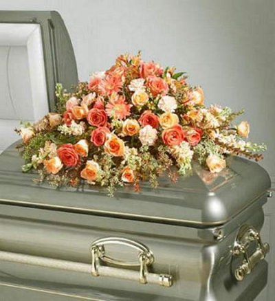 Delightful Memories Casket Spray