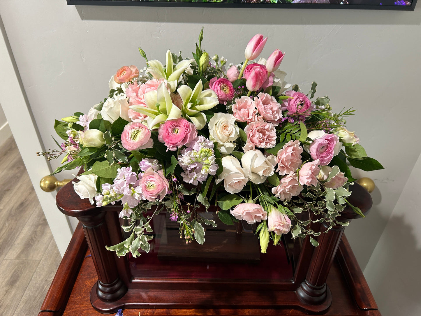 Loving Baby Casket Spray