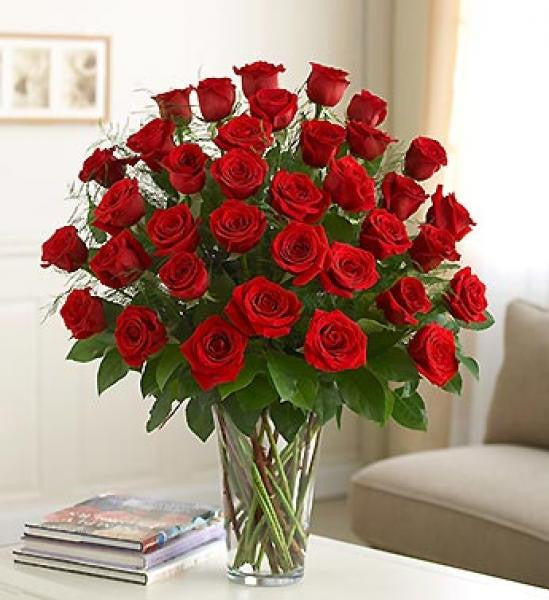 Three Dozen Red Roses