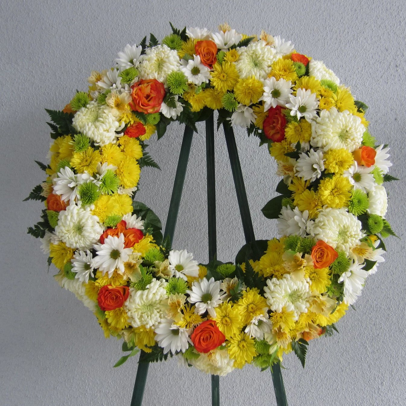 Golden Joy Wreath