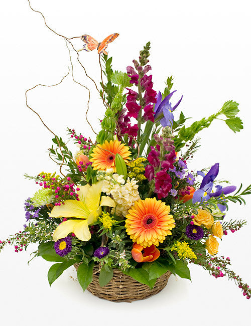 Flourishing Garden Table Basket