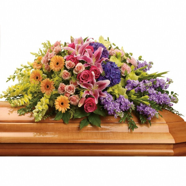 Colors of Memories Casket Spray