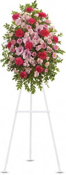 Pink Tribute Standing Spray