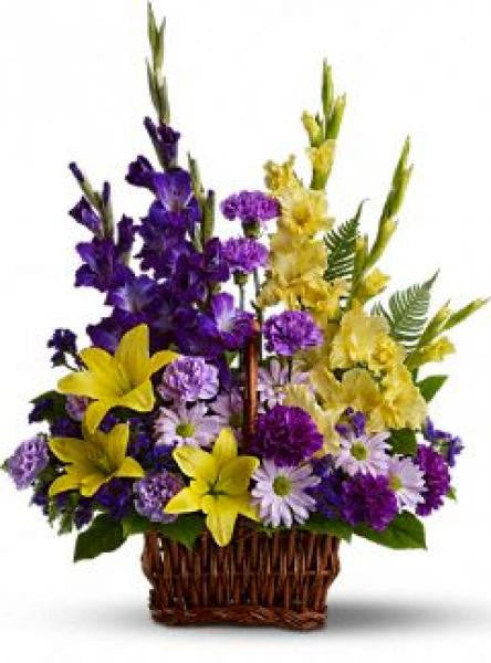 Loving Memory Basket Spray