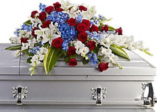 Patriotic Casket Spray