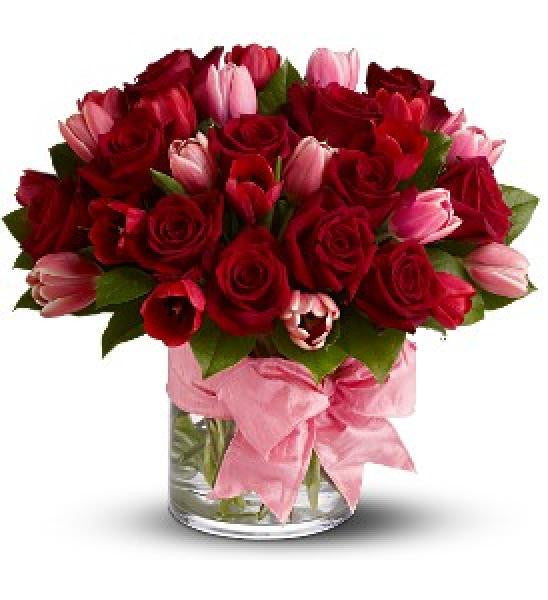Roses and Tulips