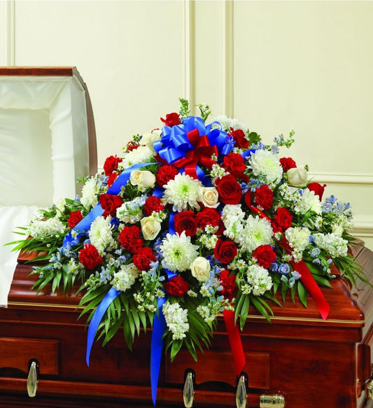 Faith and Glory Casket Spray