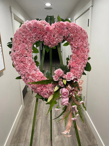 Pink Carnations Heart
