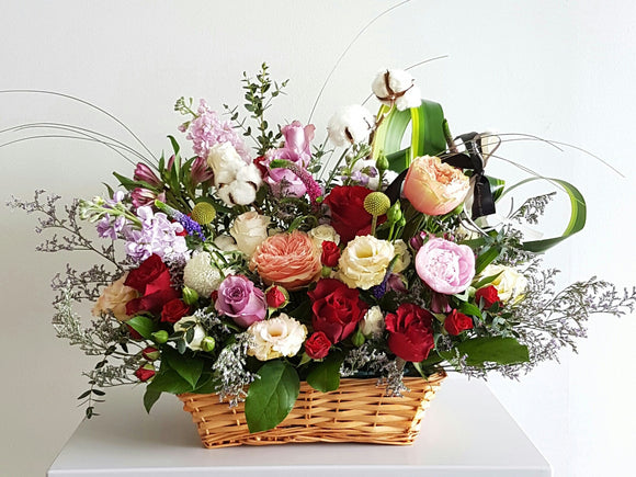 Large Flowers Basket