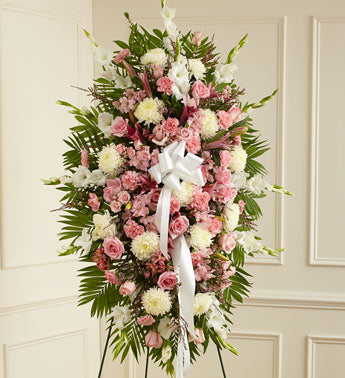 Pink and White Tribute Spray