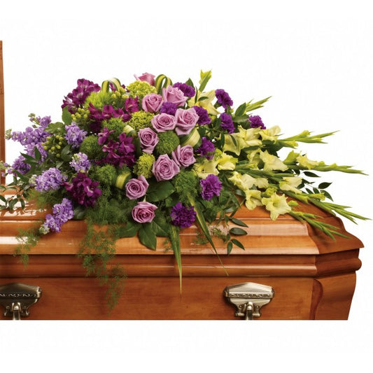 Royal Remembrance Casket Spray